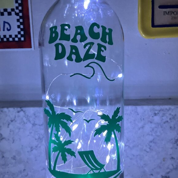 DECORATED WINE BOTTLE - Picture 3 of 3